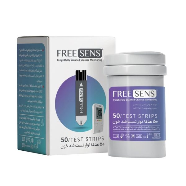 نوار تست قند خون فریسنس مدل FS-TS50 بسته 50 عددی